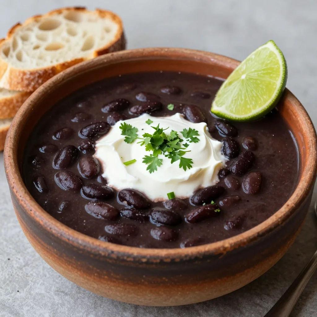 Quick Hearty Black Bean Soup for Cozy Dinners