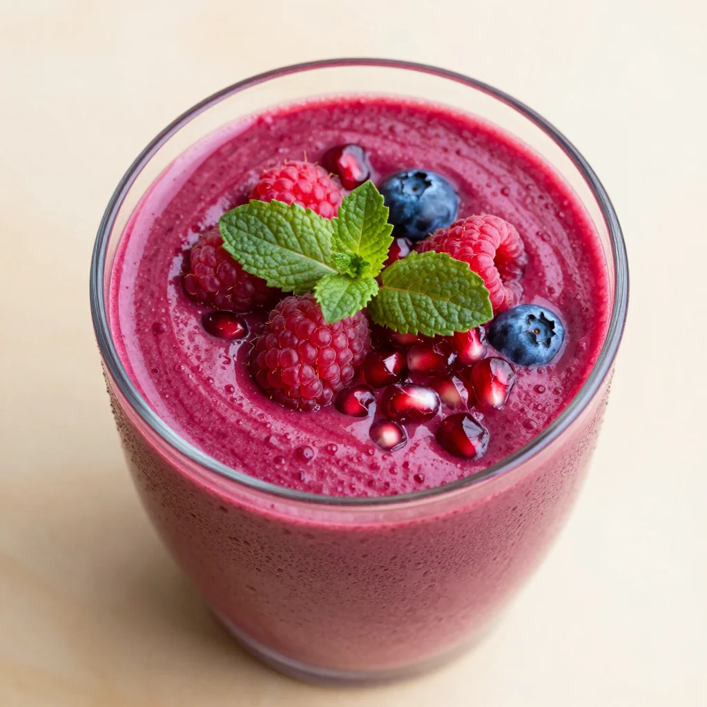 New Year's Day Beet and Berry Detox Smoothie for Radiant Skin