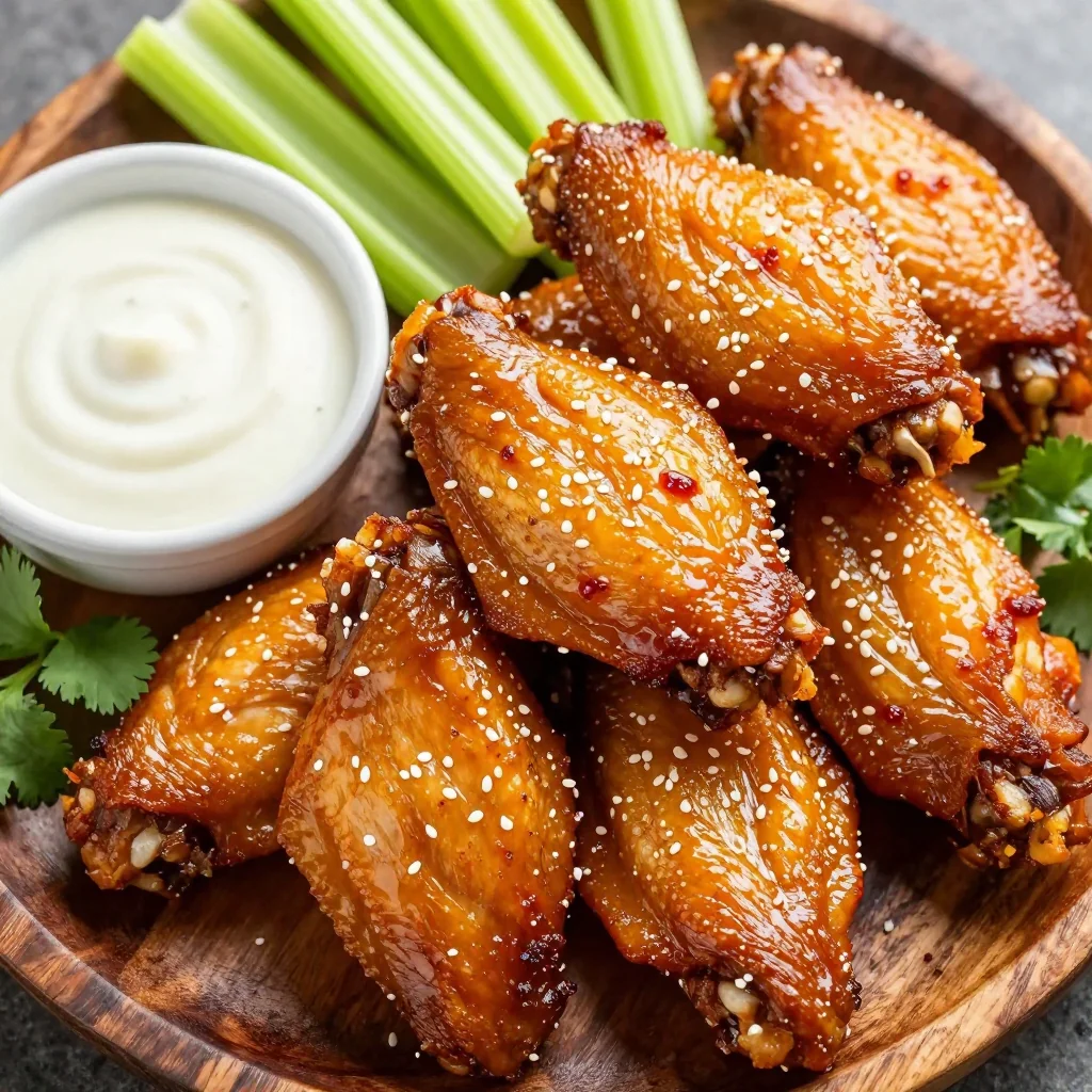 Crispy Air Fryer Chicken Wings for a Party