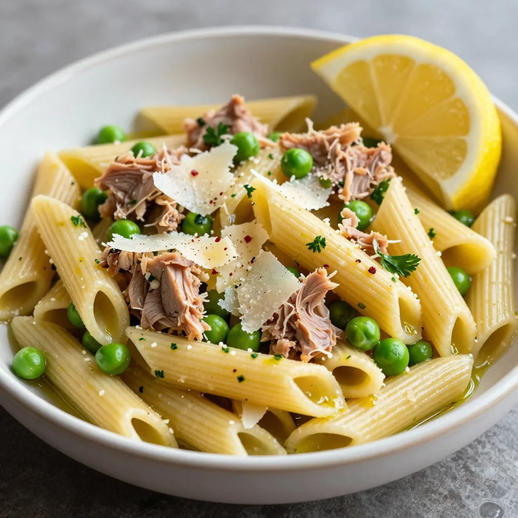 Pantry Pasta with Tuna and Peas for Quick Dinners