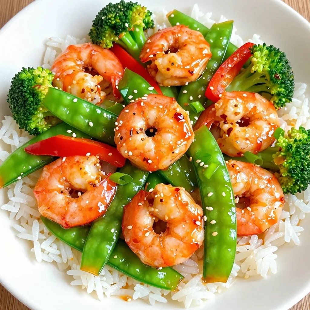 Spicy Shrimp Stir Fry in Under 20 Minutes