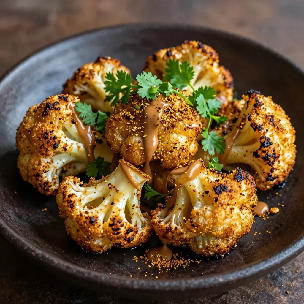 Crispy Roasted Cauliflower with Cumin for Spicy Side