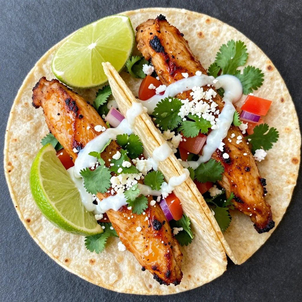 Low Calorie Cilantro Lime Chicken for Taco Tuesday