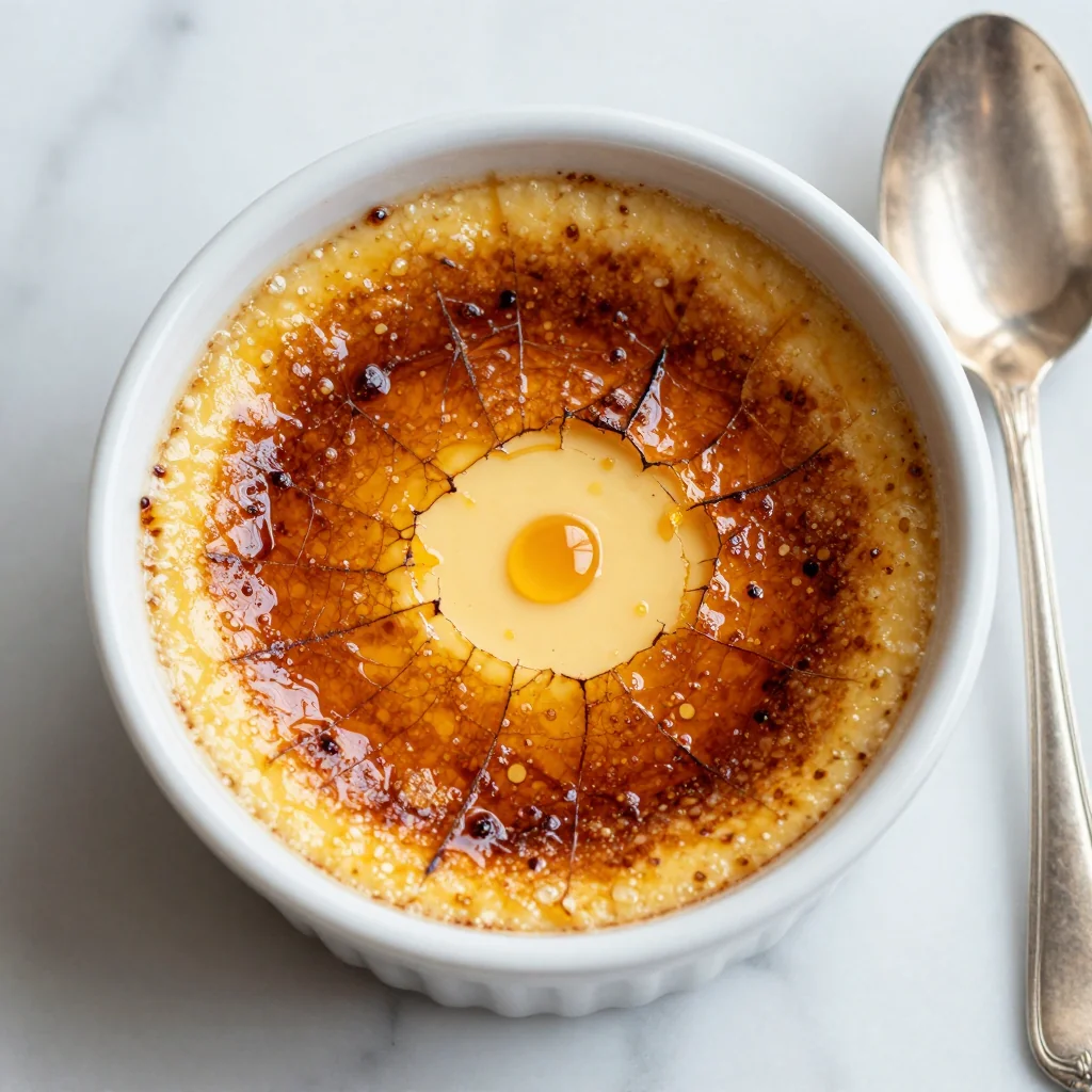 Showstopper Crème Brûlée with a Cracked Sugar Top