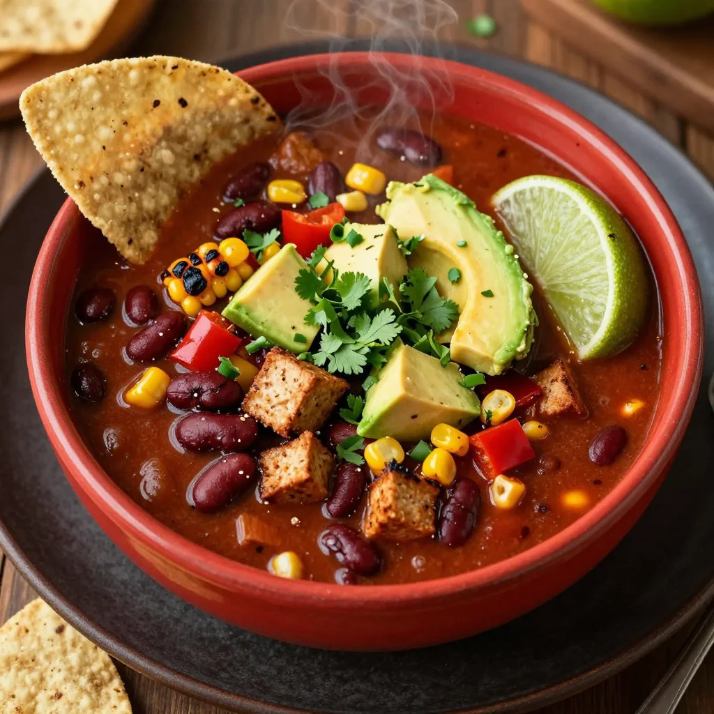 Smoky Vegan Chili That Is Perfect For NFL Playoffs