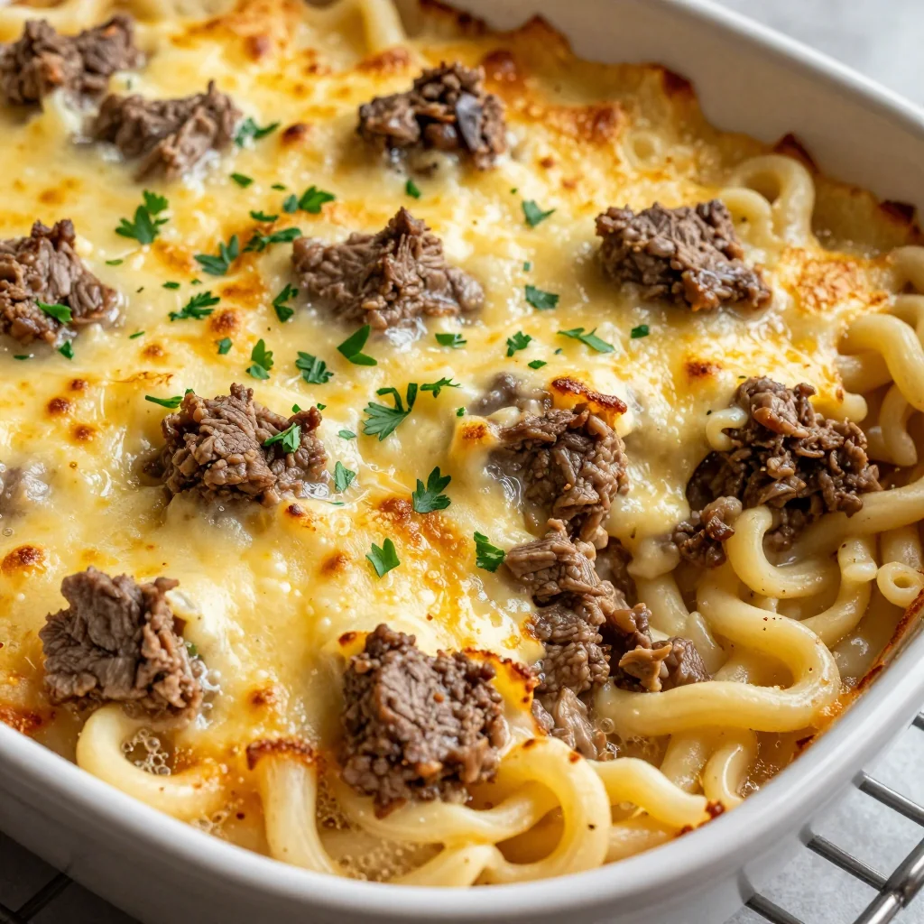 Easy Family Favorite Beef and Noodle Bake