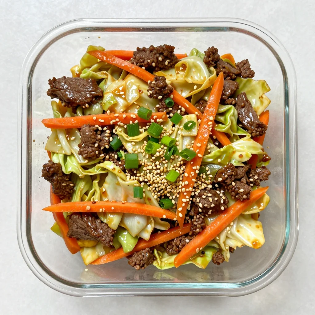 Keto Crack Slaw Freezer Meal for January Keto