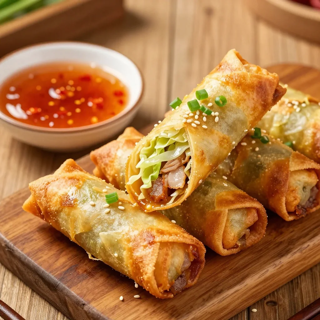 Freezer Friendly Egg Rolls With Pork And Cabbage