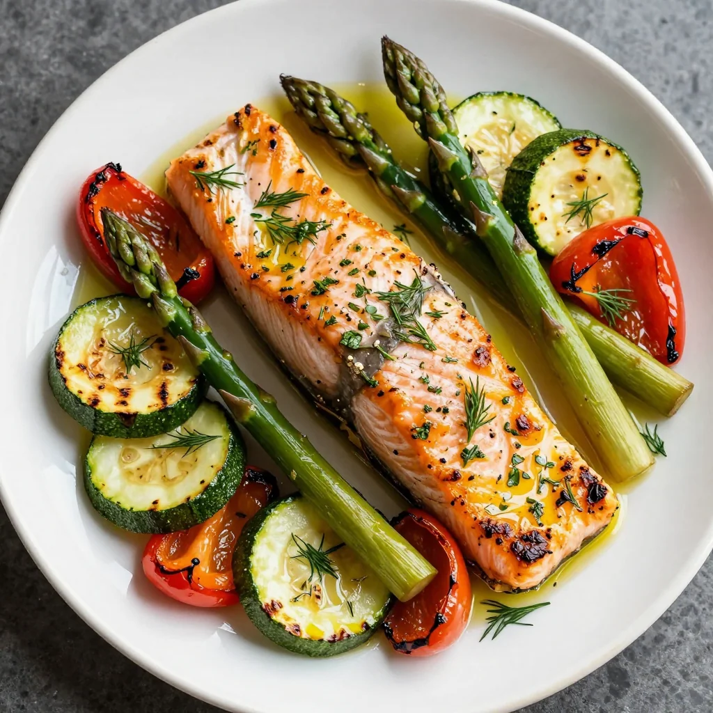 Healthy Sheet Pan Salmon and Roasted Veggies