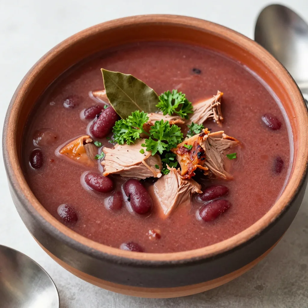 MLK Day Hearty Red Bean Soup with Smoked Turkey Freezer Prep