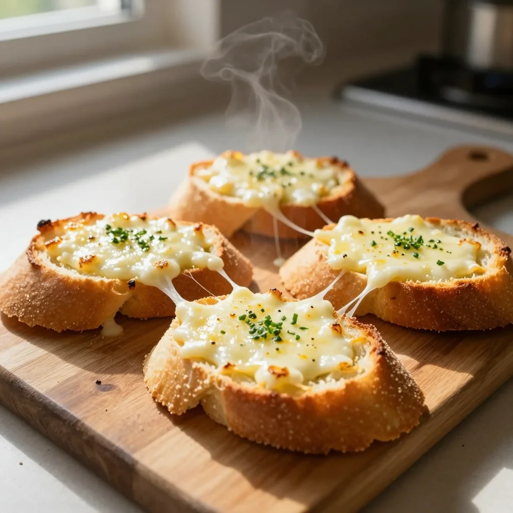 Garlic Bread with Mozzarella Cheese