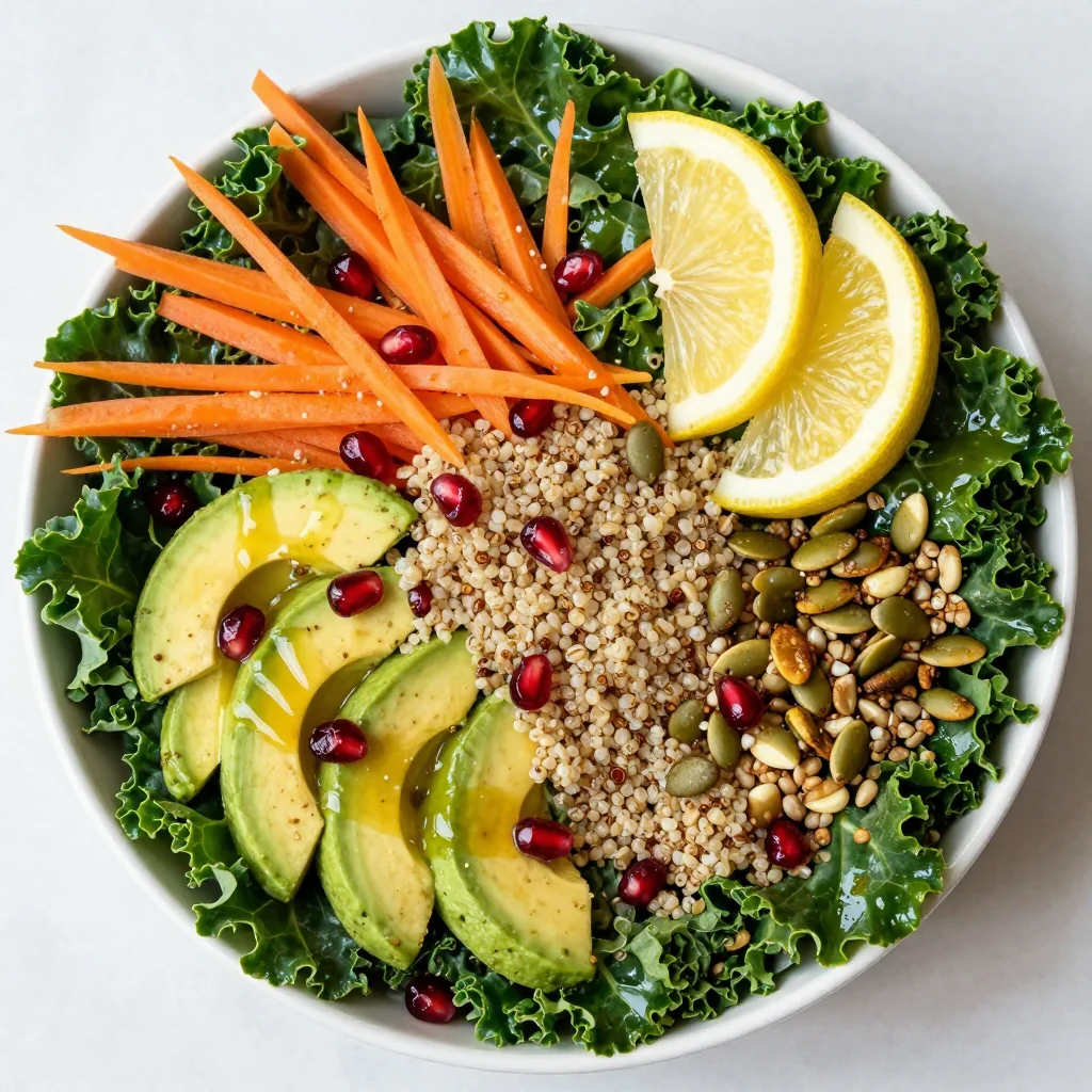 New Year's Day Detox Salad With Lemon Ginger Dressing For You
