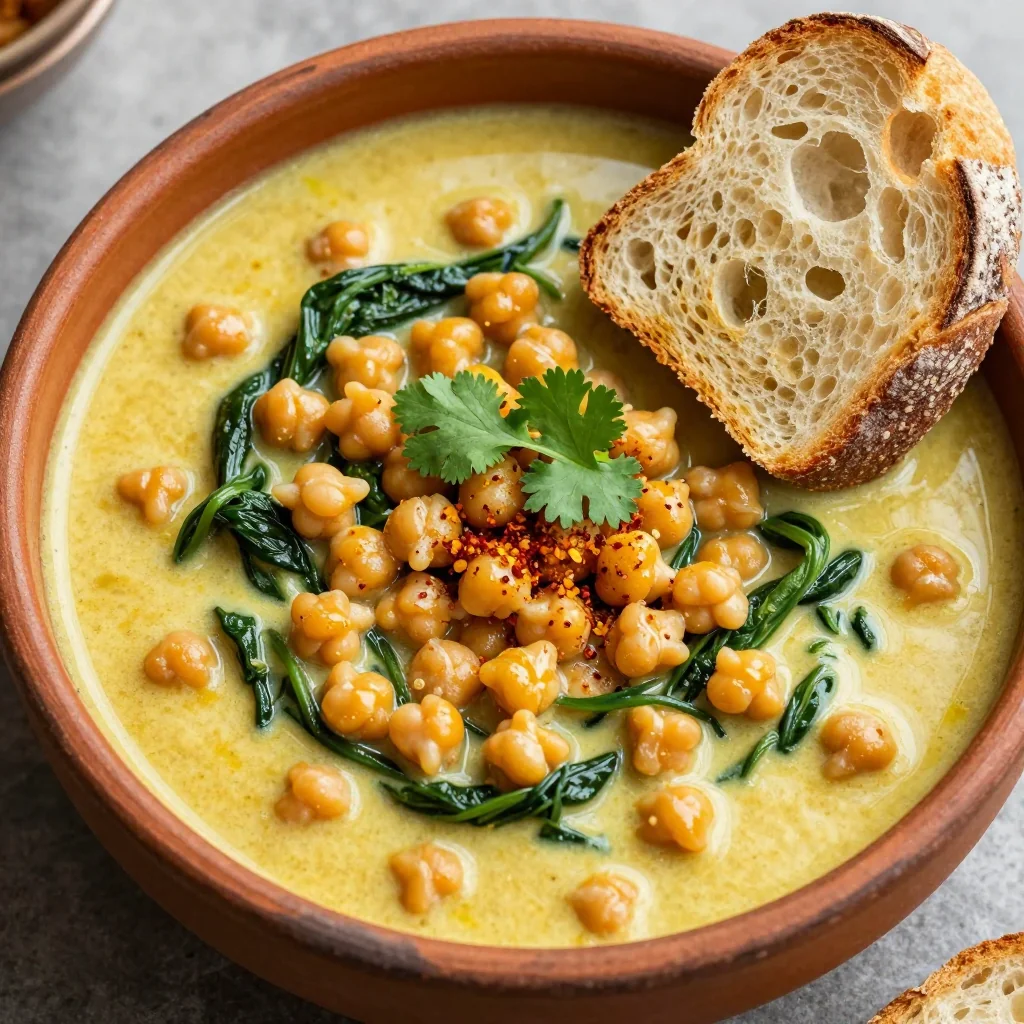 Pantry Clean-Out Chickpea Stew with Coconut Milk