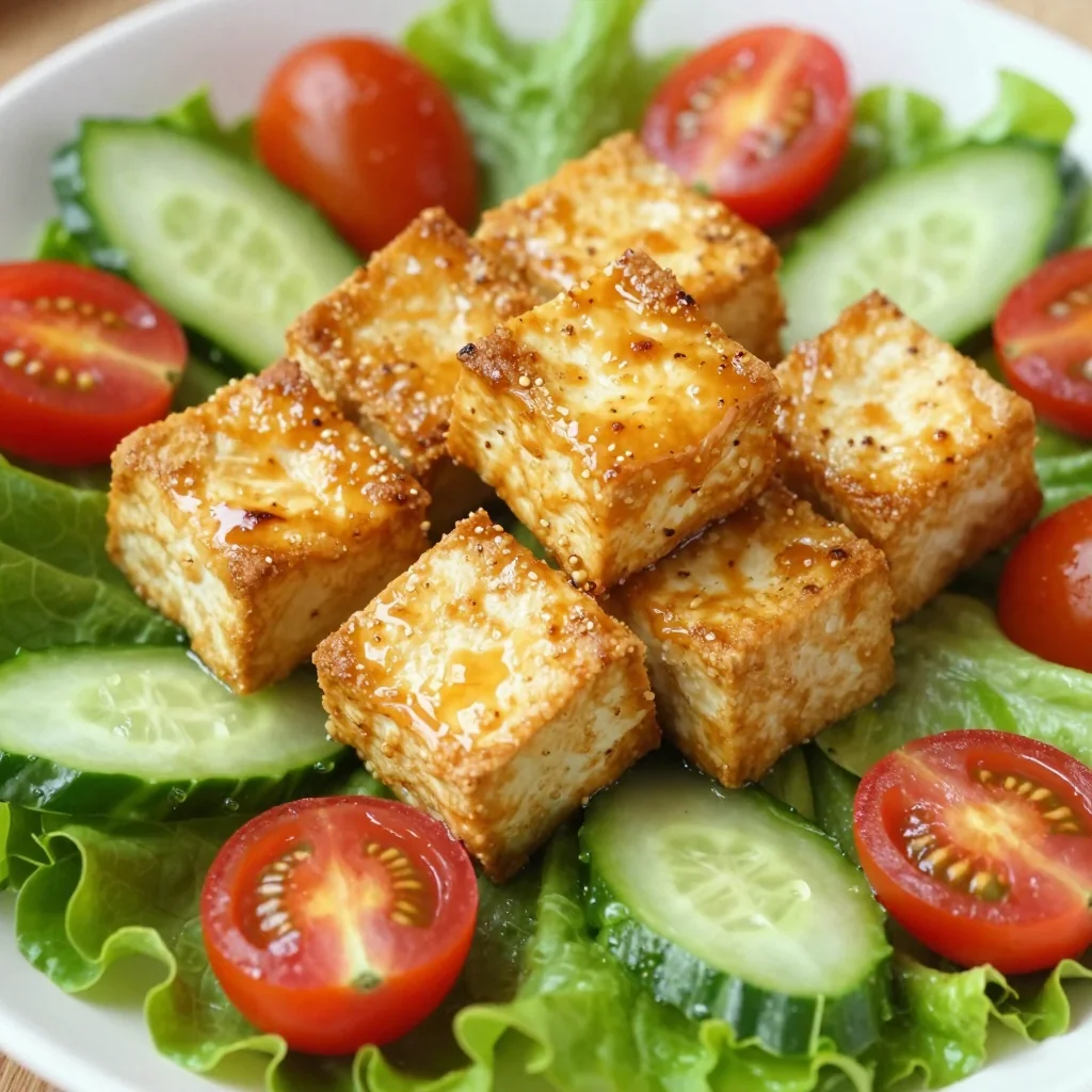 Crispy Baked Tofu Bites for Plant Based Protein