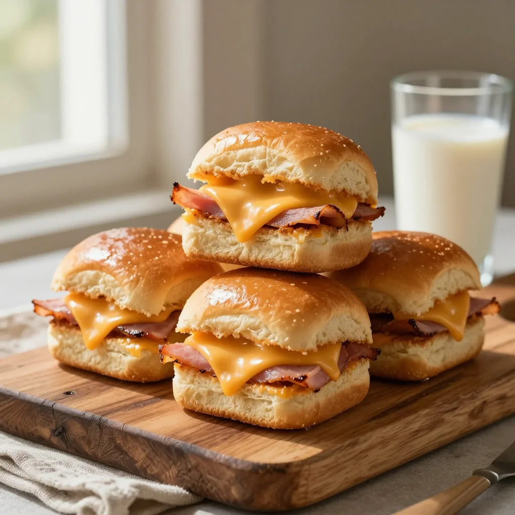 Ham and Cheese Sliders Hawaiian Rolls