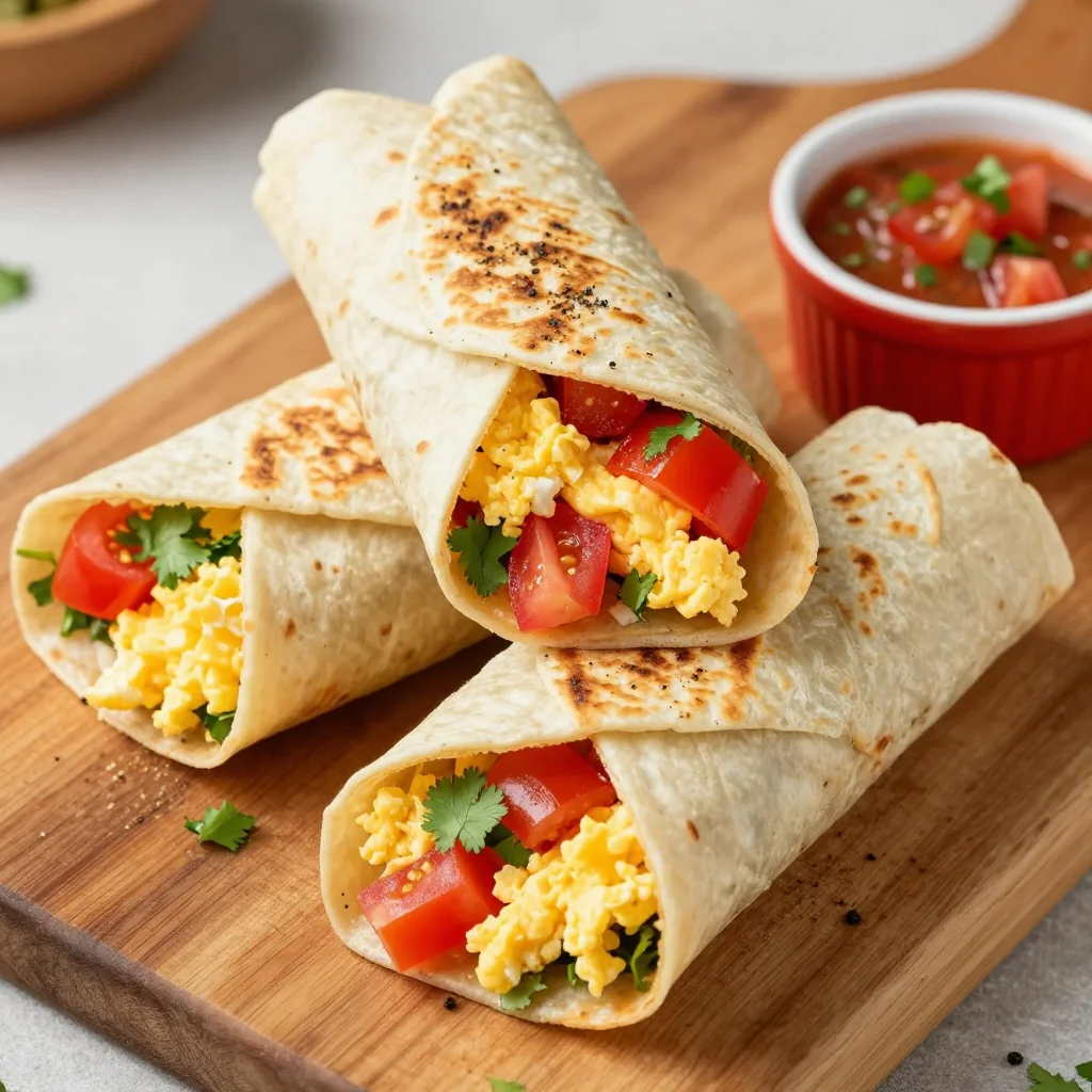 Freezer Ready Breakfast Burritos for New Year's Leftovers