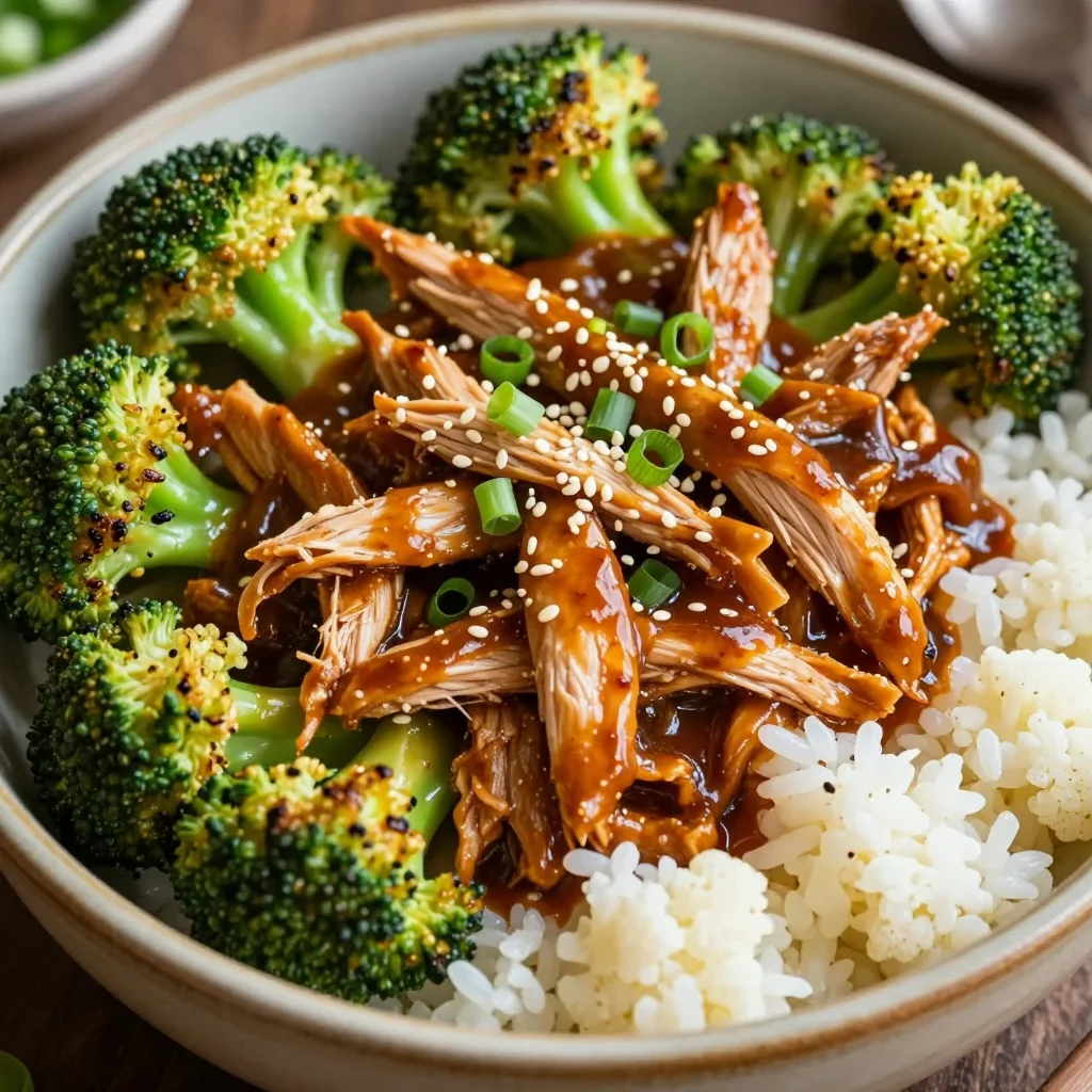 Whole30 Slow Cooker Teriyaki Chicken With Broccoli