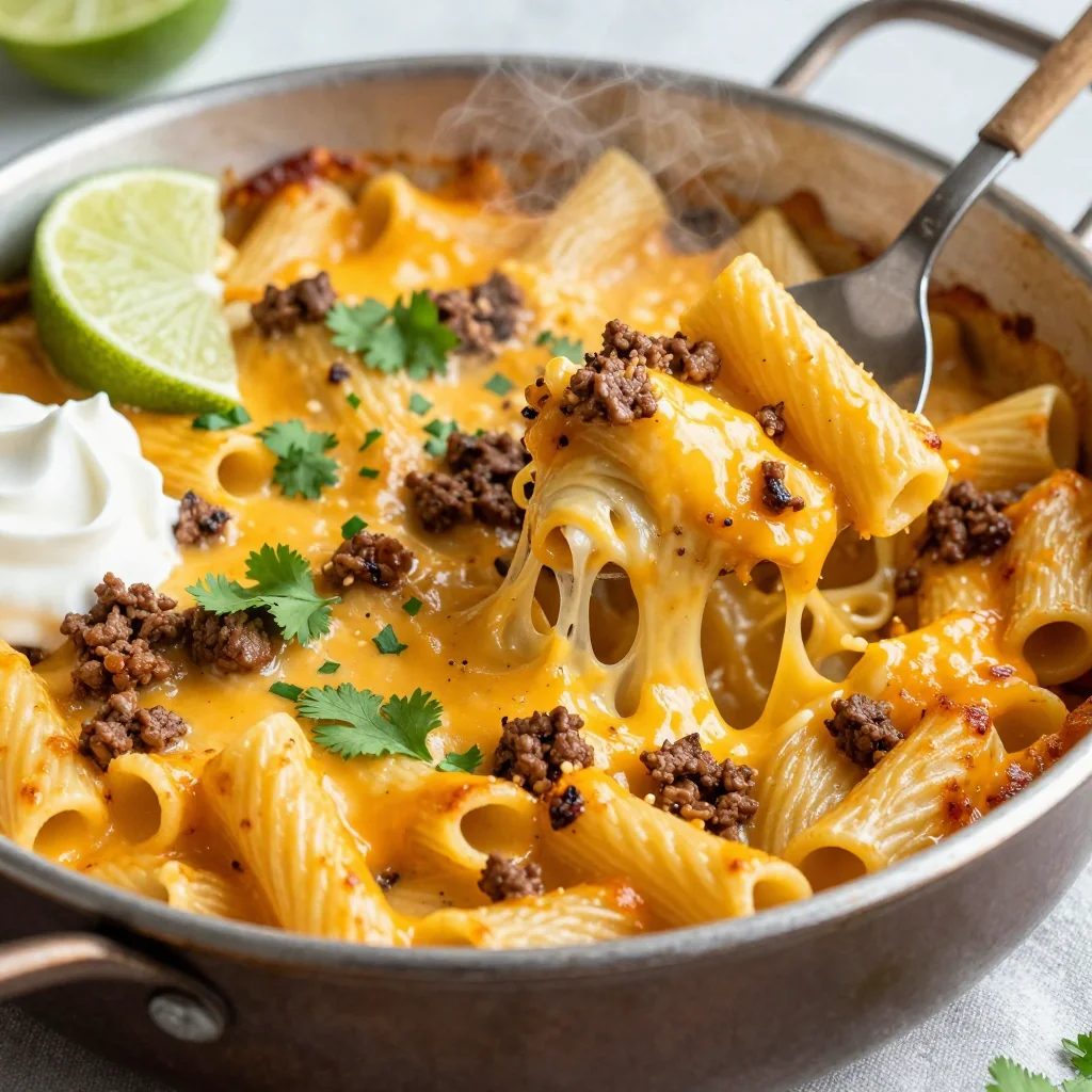 Easy One-Pot Cheesy Taco Pasta for Busy Weeknight Dinners