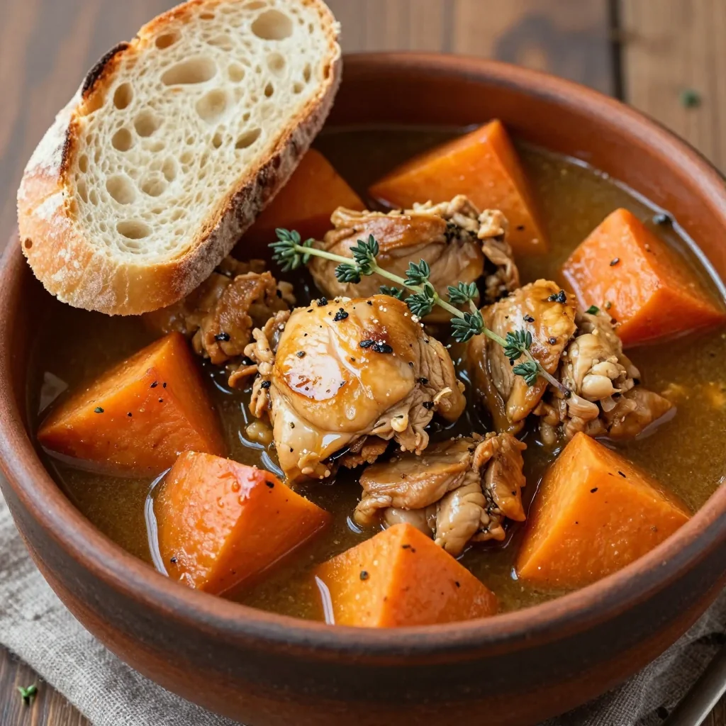 Cozy Chicken and Sweet Potato Stew for Cold Nights