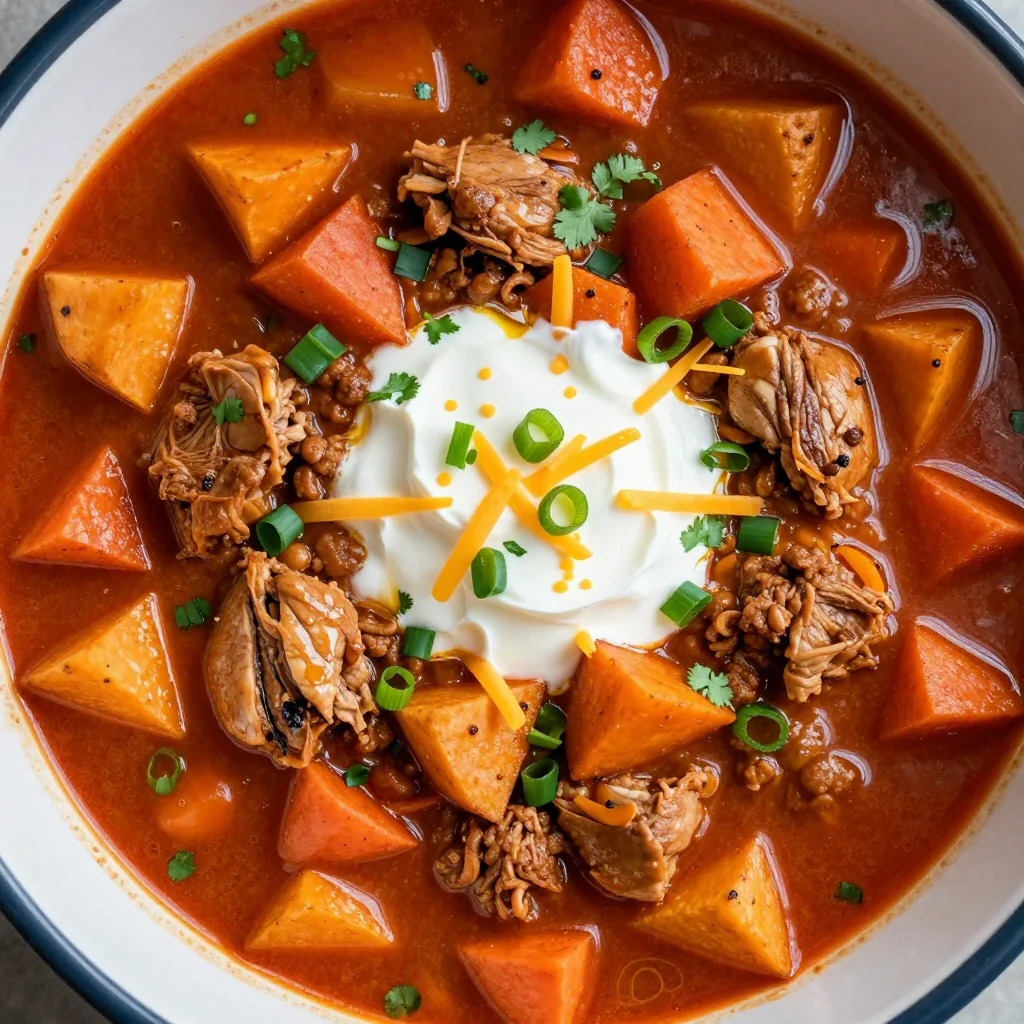 slow cooker turkey and root vegetable chili for easy family dinners