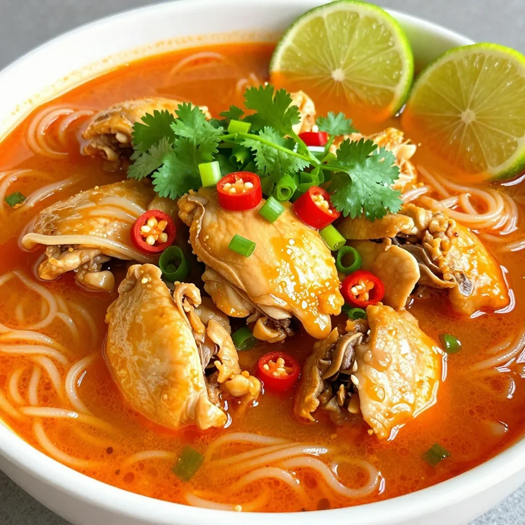 Spicy Chicken Noodle Soup to Beat the Winter Blues