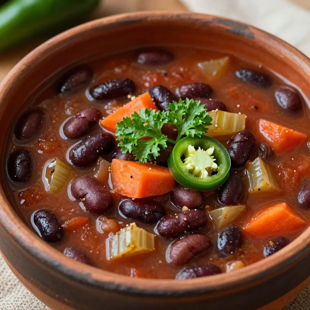 Spicy Slow Cooker Bean Soup for MLK Day Gatherings