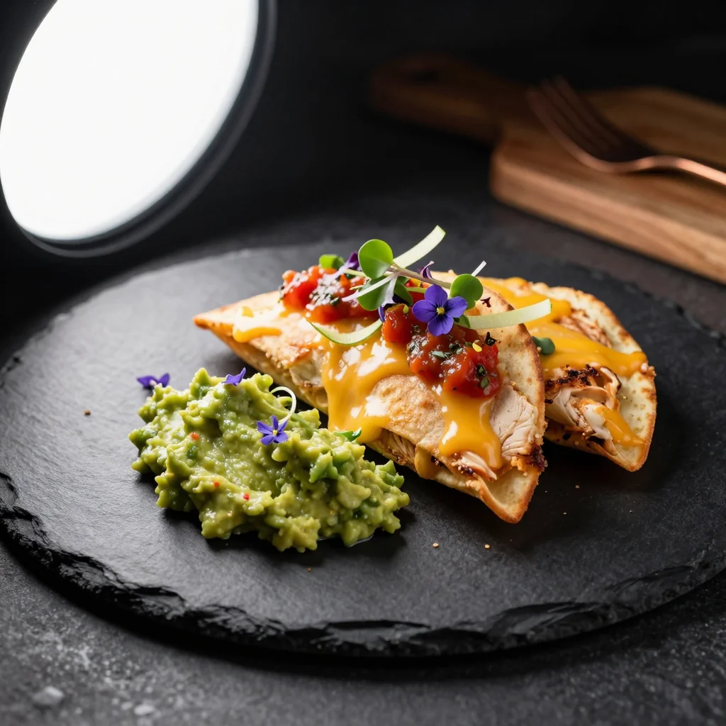 Chicken Quesadillas with Guacamole