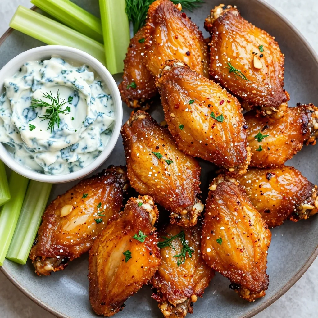 Oven Baked Chicken Wings For Game Day That Are Crispy