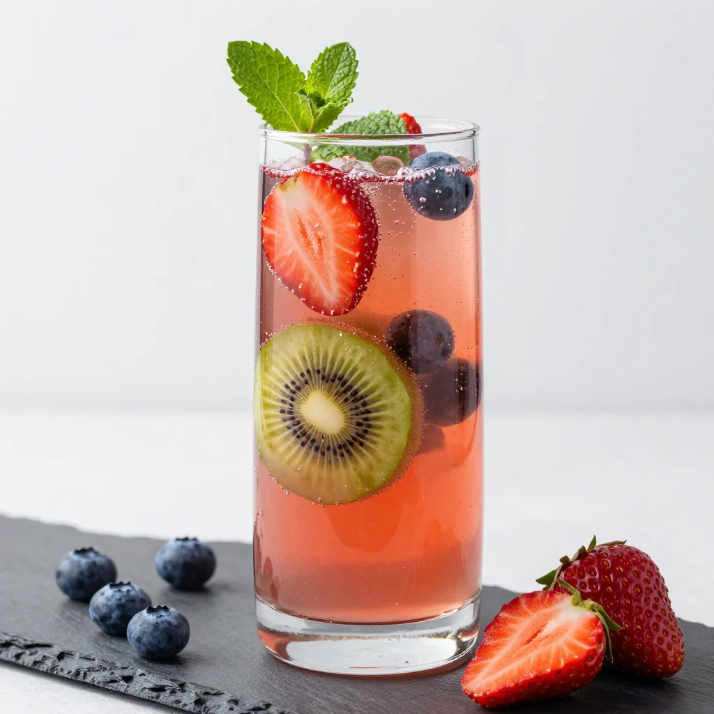 New Year's Day Detox Berry and Green Tea