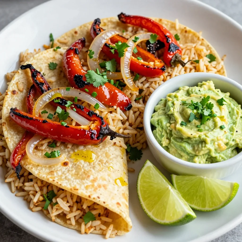 Freezer-Friendly Veggie Fajitas For Lunch