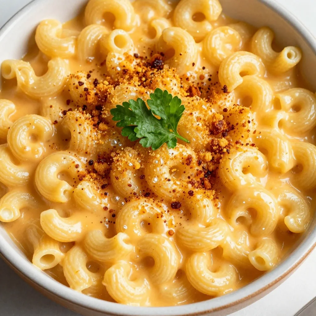 MLK Day Mac and Cheese with a Crispy Panko Topping