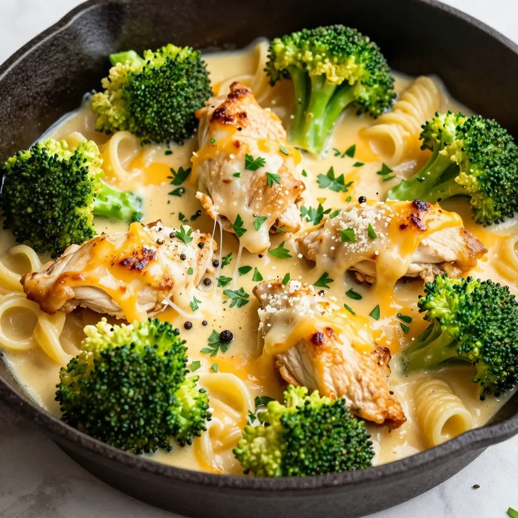 One-Pan Cheesy Chicken and Broccoli for Easy Dinners