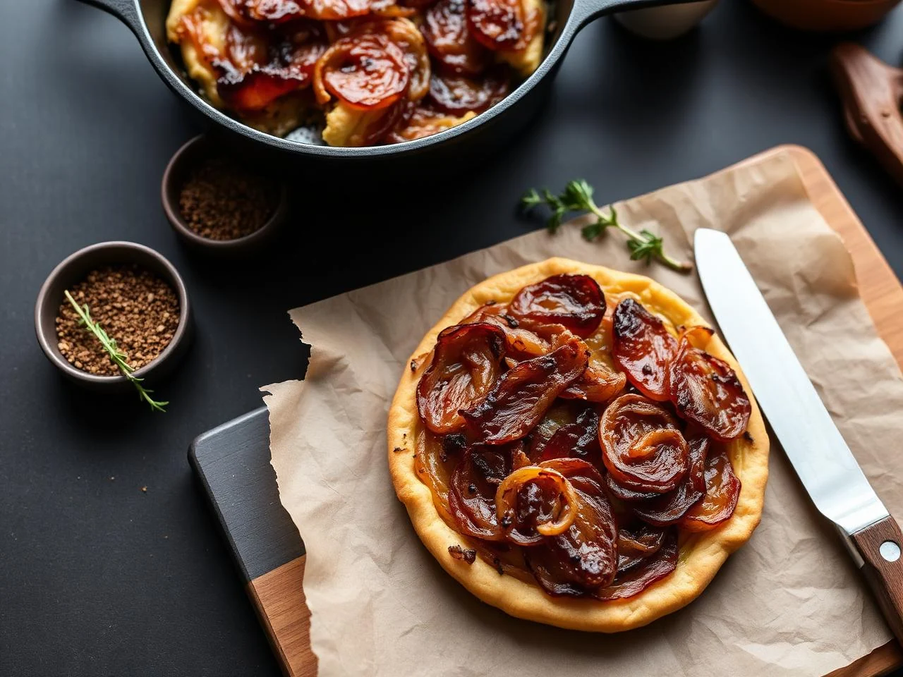 Bacon And Caramelized Onion Tart