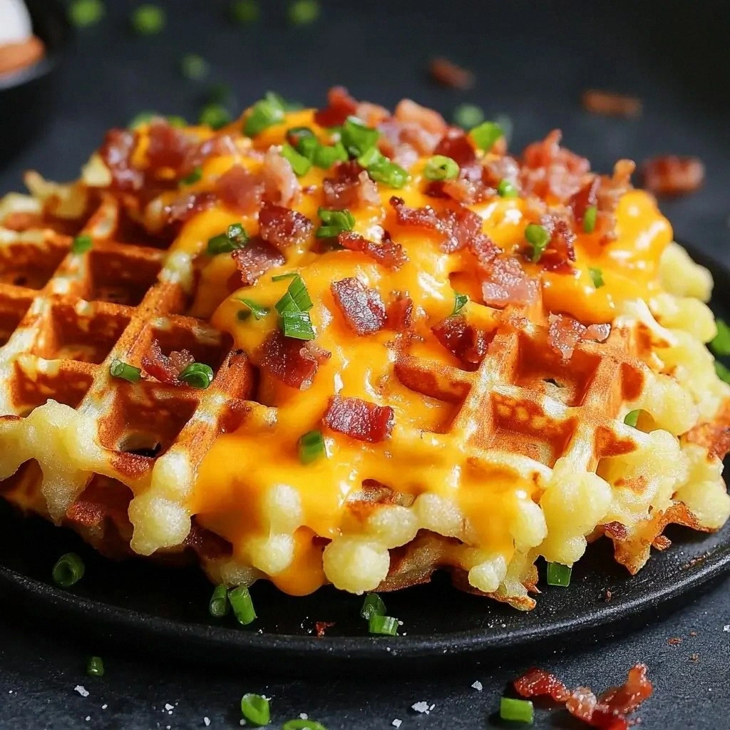 Bacon and Cheese Loaded Hashbr