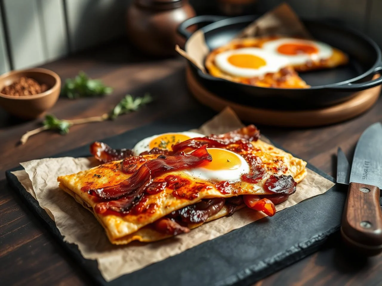 Bacon And Egg Quesadilla