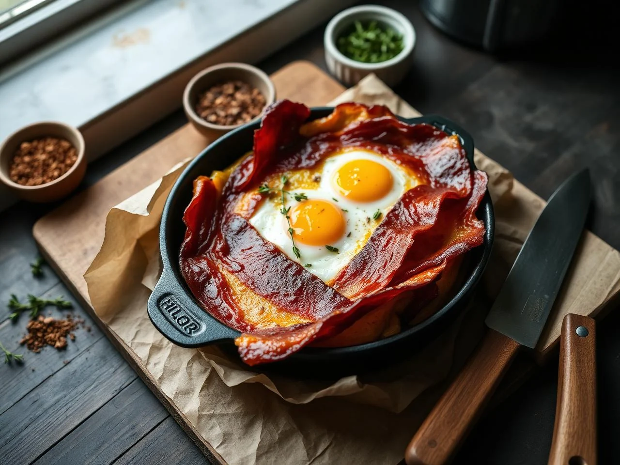 Bacon And Egg Strata