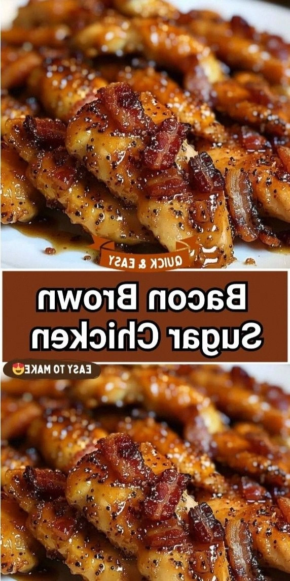 Bacon Brown Sugar Chicken Tend