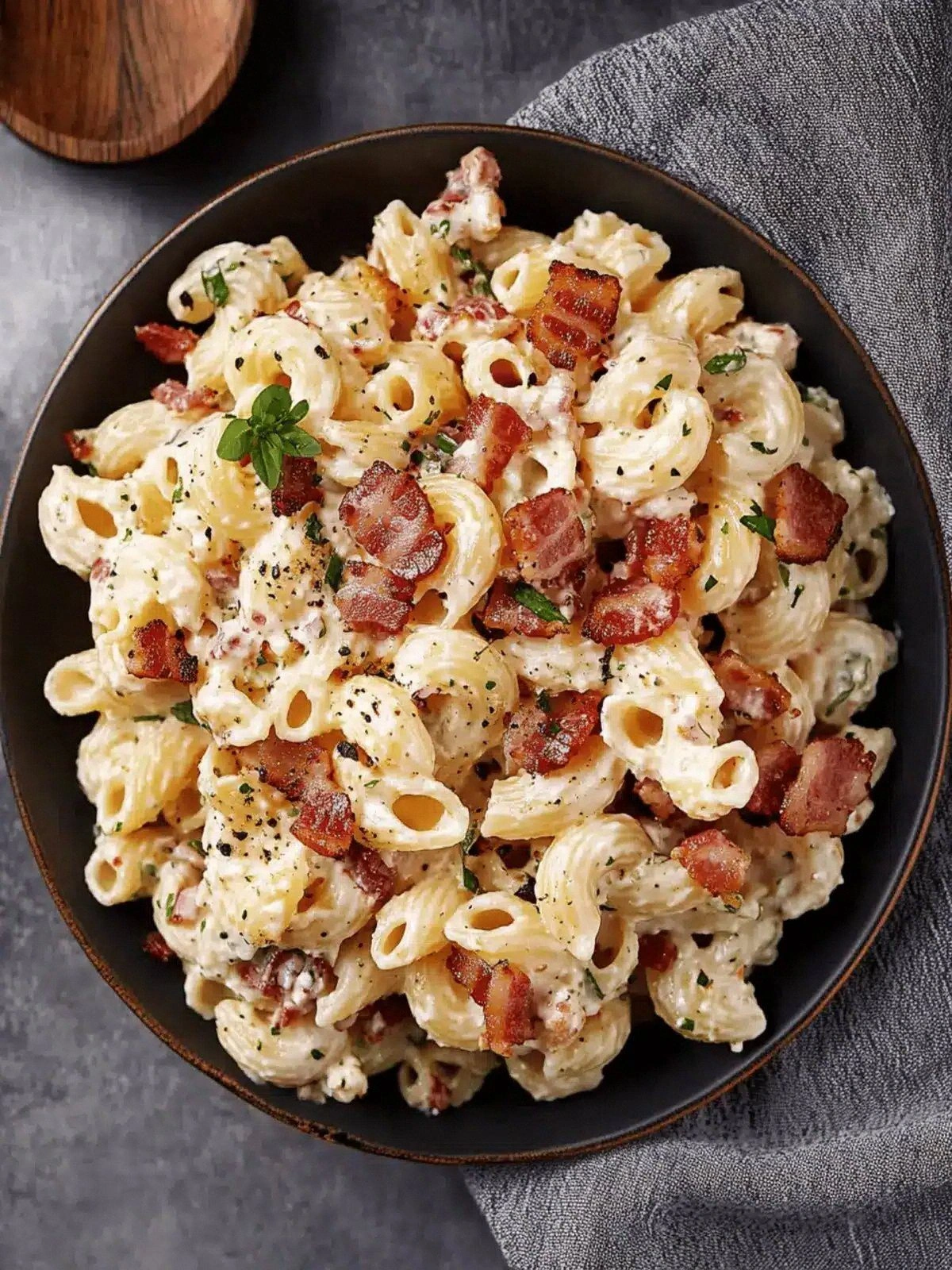 Bacon Cheddar Ranch Pasta Sala