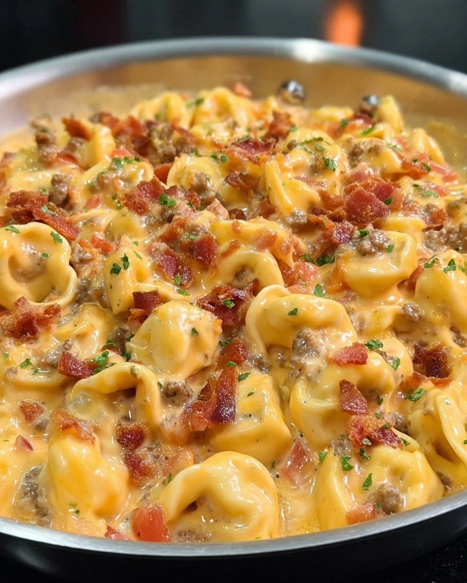 Bacon Cheeseburger Tortellini