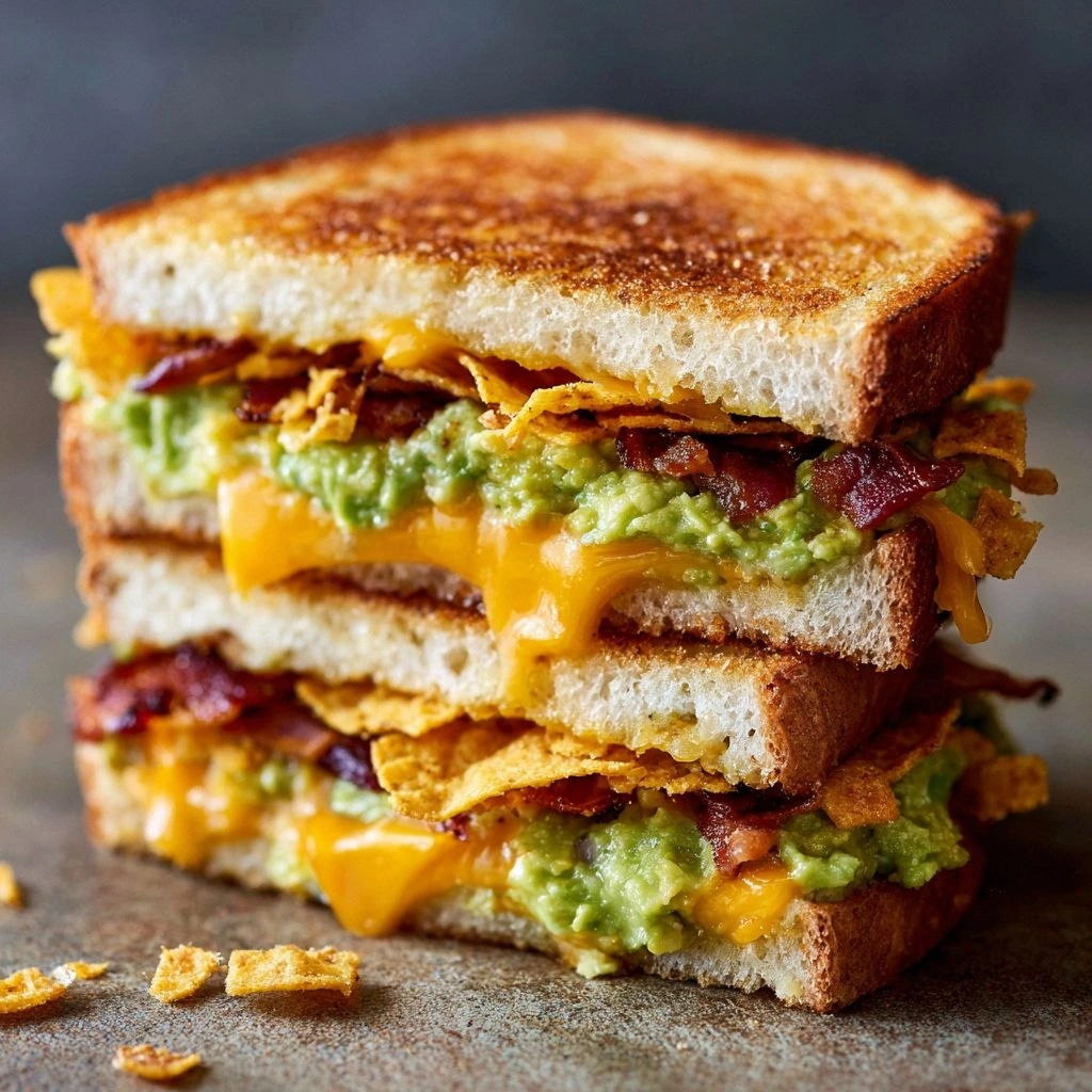 Bacon Guacamole Grilled Cheese