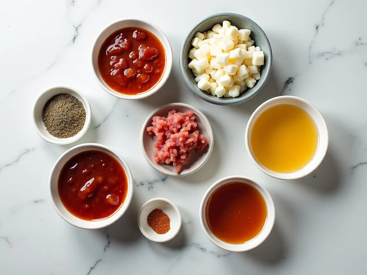 Ingredients for Bacon Jam
