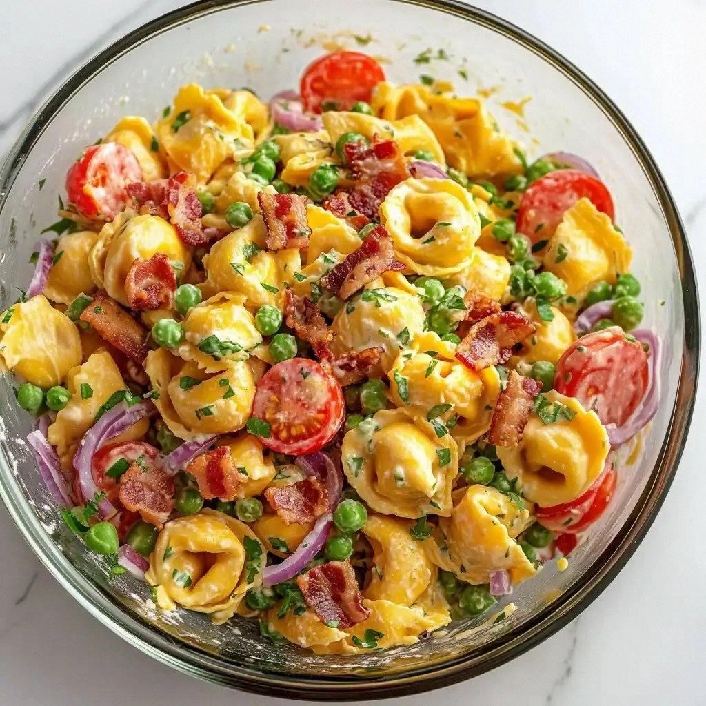 Bacon Ranch Tortellini Salad R