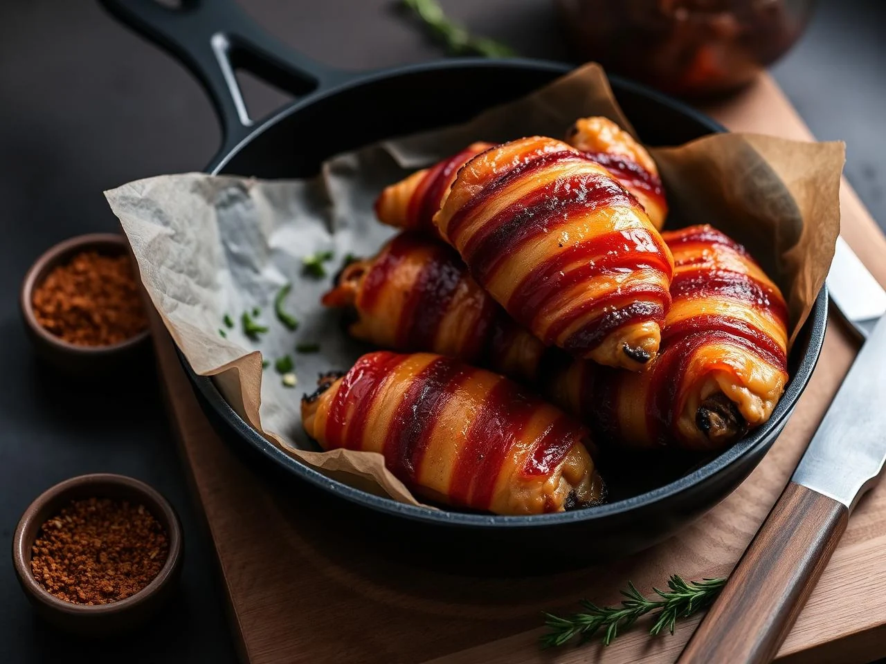 Bacon Wrapped Chicken Tenders