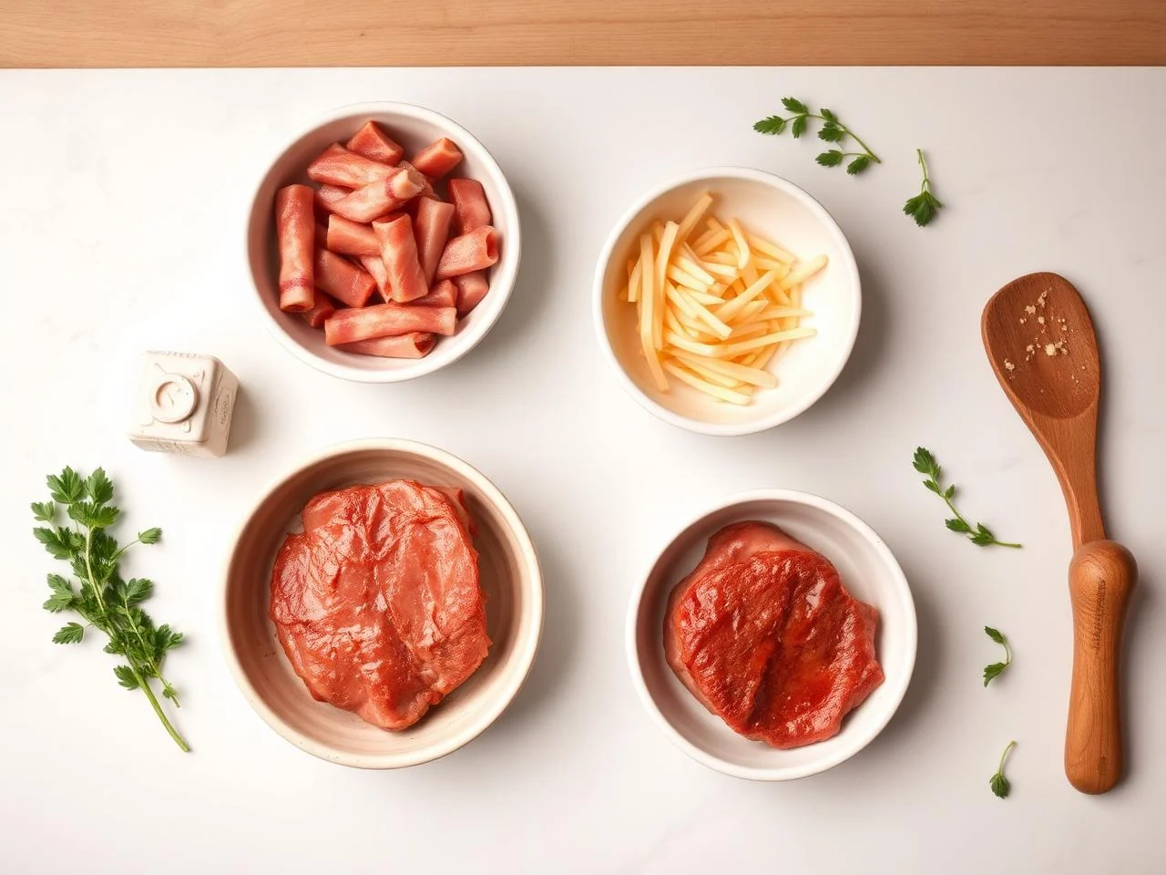 Ingredients for Bacon Wrapped Filet Mignon