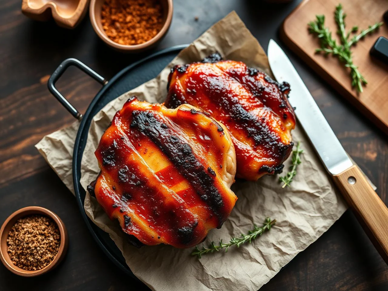 Bacon Wrapped Pork Chops