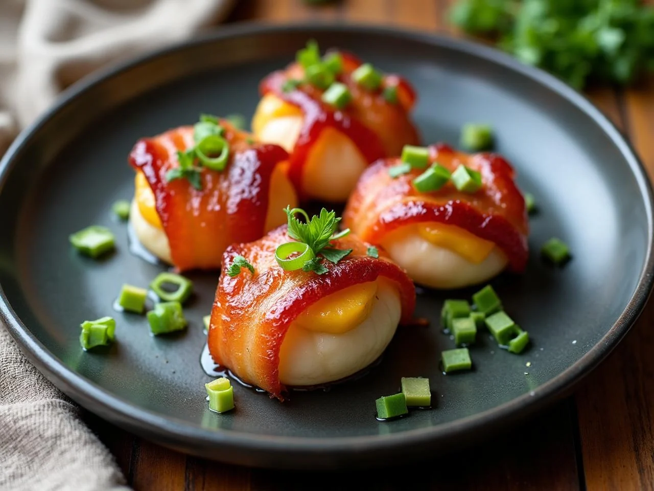 Bacon-Wrapped Scallops
