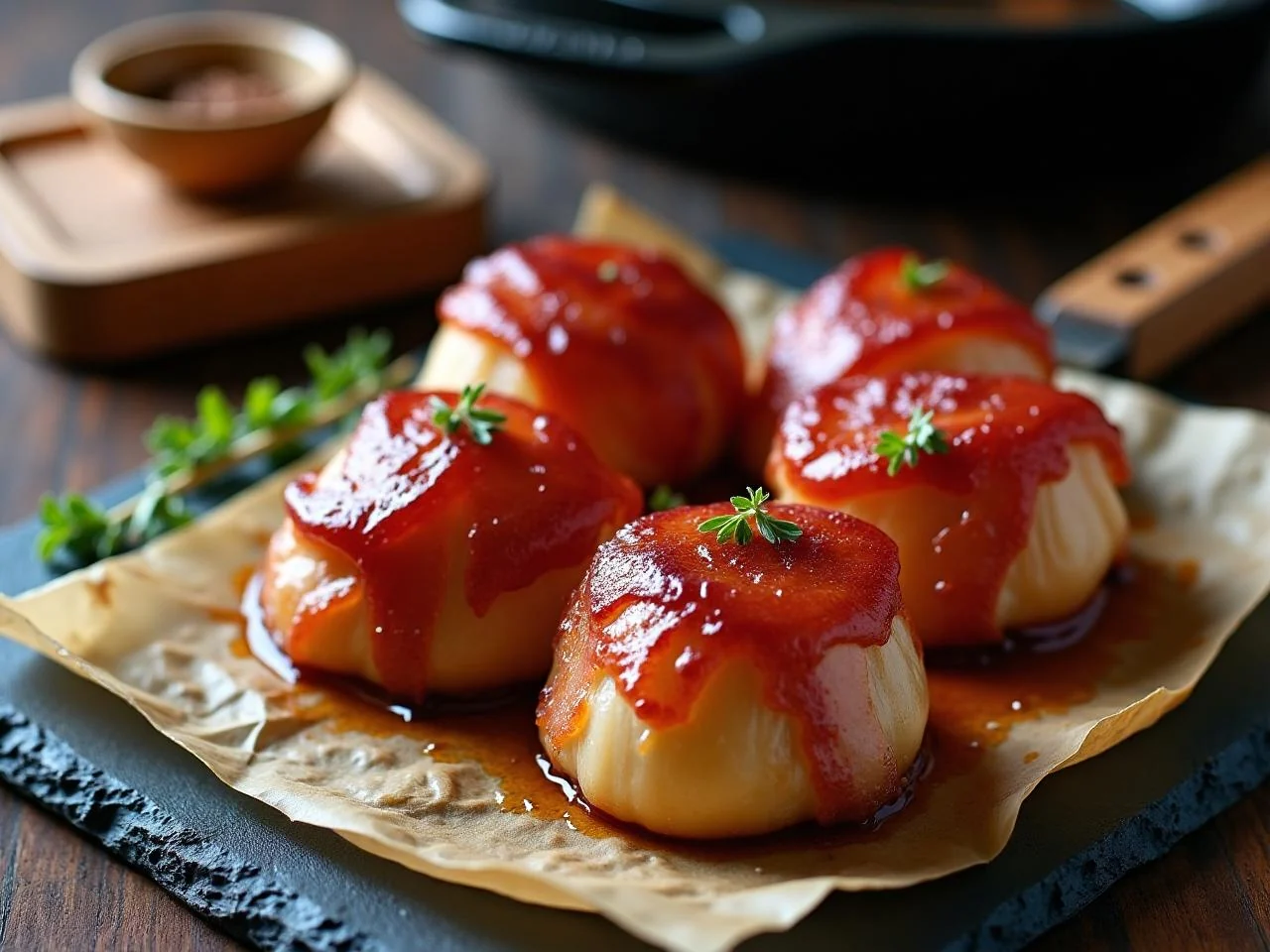 Bacon Wrapped Scallops