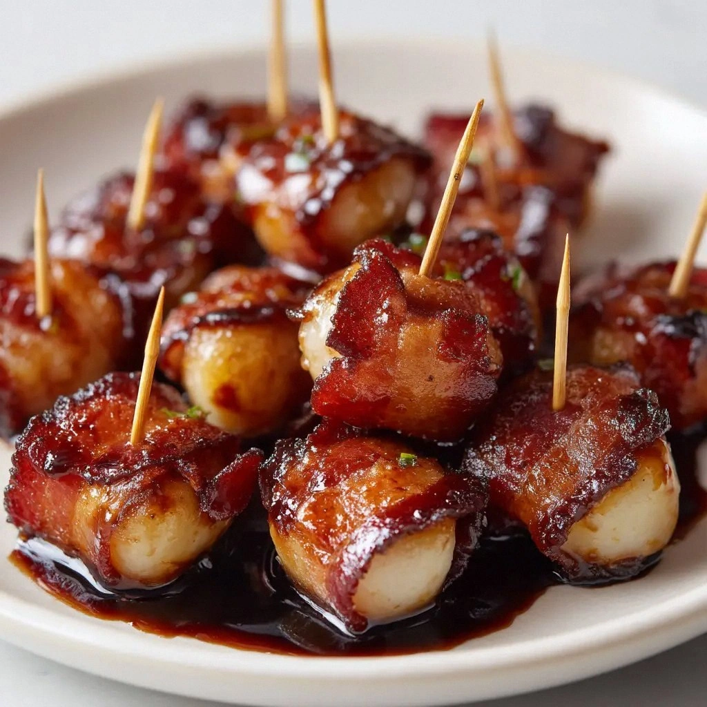 Bacon Wrapped Water Chestnuts 