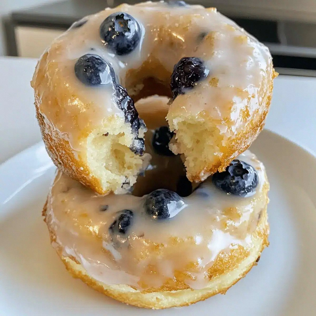 Baked Blueberry Donuts That Me