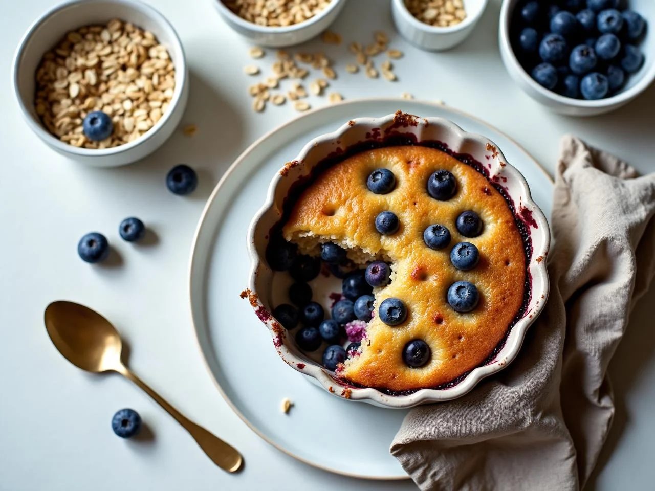 Baked Blueberry Oatmeal